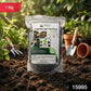 Close-up of organic compost fertilizer for plants