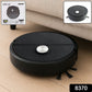 In-use Vacuum Cleaner Sweeping Robot performing cleaning in a modern living room