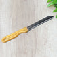 Using the stainless steel peeler from the 4-in-1 set on vegetables