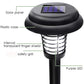 GlowShield mosquito lamp providing ambient light and pest control in a garden.