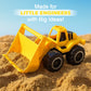 Construction toy being played with in a play setting