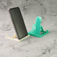 Lightweight plastic mobile stand for smartphones and small tablets