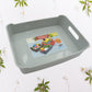 Lightweight plastic organizing baskets for versatile home storage solutions