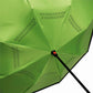 Ergonomic C-handle of the kids umbrella for comfortable grip.