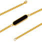Stylish golden bracelet for men, showcasing its design.