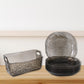 Tray set featuring reusable lightweight plastic dinner plates
