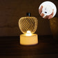 Battery-operated flameless apple tealight candles, safe for any occasion.