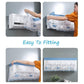 Detailed view of the high-quality stitching and durable net fabric of the AC dust cover.