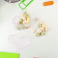 Candy Themed Pencil Set includes eraser, sharpener, and ruler for kids school use