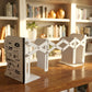 Compact and portable iron desk book holder for home and office