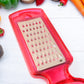 Sharp stainless steel blades on the 2-in-1 kitchen peeler and grater tool