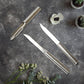 Cisora kitchen knife slicing meat with precision and ease