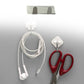 Stylish stainless steel wall hooks complementing modern home decor.