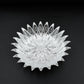 Multipurpose silver finish tray showcasing dry fruits, ideal for festive gatherings.