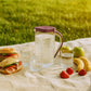 Plastic jug and glasses combo set perfect for household serving