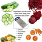 Handy potato slicer with a comfortable grip handle for safe kitchen use.