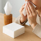 Soft facial tissue paper napkins 50 pcs pack folded neatly