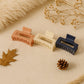 Trendy matte hair claw clip suitable for medium to thick hair