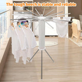Octopus rotating clothes drying rack with multi-arm design for space-saving drying