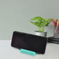 Rectangular slot of mobile holder to fix charging cable