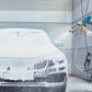 Ergonomic washer gun cordless with multiple nozzles for adjustable spray