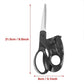 Detailed view of the blade and laser mechanism of the Laser Guided Scissors.