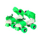 Ergonomic design of the comfortable kids roller skates for growing feet.