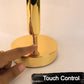 Premium leaf-shaped acrylic shade on LED table lamp