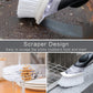 Detailed view of the easy-to-open cap for refilling soap in the dish brush handle.