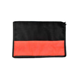 Front view of a sleek grey laptop sleeve, offering durable laptop protection.