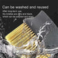 Multipurpose brush cleaning a car air conditioner vent, demonstrating its ability to reach tight spots.