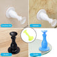 Bright yellow washer door stopper ensuring effective air circulation