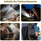 Sleek, compact waterproof LED flashlight with an angled view.