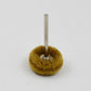 Close-up of the versatile abrasive buffing wheel set.