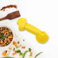 Versatile plastic measuring spoons suitable for various kitchen tasks.