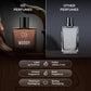 Sleek bottle of OG Luxury Woody Eau De Parfum unisex perfume