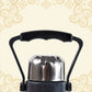 Top view showing leakproof design and handle of insulated water bottle