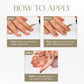 Dazzling gold nails painted with Canvas Gold Metallic Nail Polish for festive look