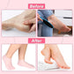Pink silicone moisturizing sock designed for heel hydration
