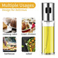 Fine mist spray from the cooking oil dispenser.