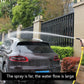 Ergonomic water spray gun with a comfortable, non-slip handle for extended use.