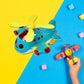 Vibrant Musical Helicopter Toy with bright flashing lights.
