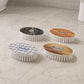 Oval cloth washing brushes with nylon bristles for effective stain removal