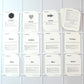 Complete 32-piece flashcard set featuring colors and shapes with bold text