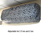 Mix design stretchable cover for air conditioner providing weather protection