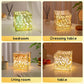 Interior view of the handmade Tulip LED night light with intricate floral arrangement.