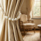 Premium pearl curtain accessory with crystal accent beads