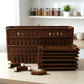 Compact rolling storage rack for small spaces