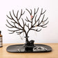 Deer shaped jewellery display holder with antler tree design for earrings and necklaces