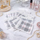 Clear zipper pouches to organize rings and chains in jewellery organizer kit